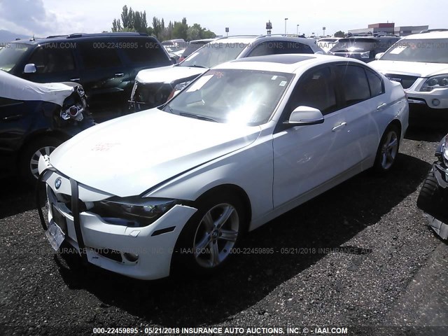 WBA3B5C54DF593129 - 2013 BMW 328 XI SULEV WHITE photo 2
