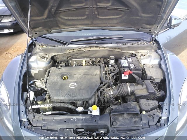 1YVHZ8EH7C5M18465 - 2012 MAZDA 6 I Көк фото 10
