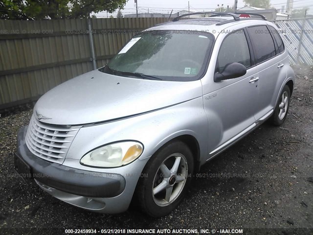 3C8FY68B42T222993 - 2002 CHRYSLER PT CRUISER LIMITED/DREAM CRUISER SILVER photo 2