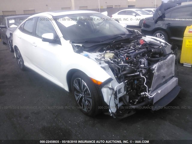 2HGFC1F71HH652226 - 2017 HONDA CIVIC EXL WHITE photo 1