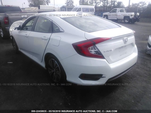2HGFC1F71HH652226 - 2017 HONDA CIVIC EXL WHITE photo 3