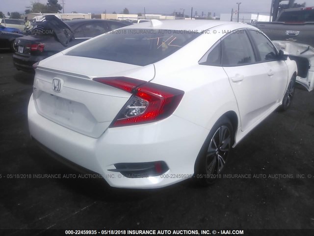 2HGFC1F71HH652226 - 2017 HONDA CIVIC EXL WHITE photo 4