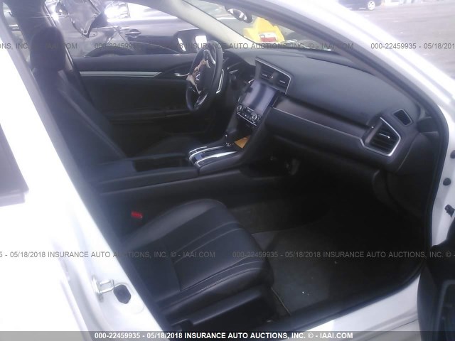 2HGFC1F71HH652226 - 2017 HONDA CIVIC EXL WHITE photo 5