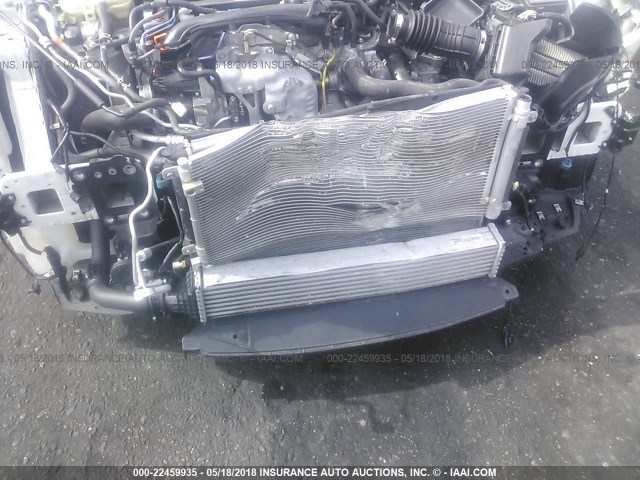 2HGFC1F71HH652226 - 2017 HONDA CIVIC EXL WHITE photo 6