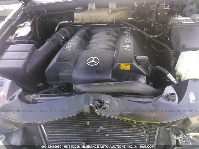 4JGAB75E32A315718 - 2002 MERCEDES-BENZ ML 500 BLACK photo 10