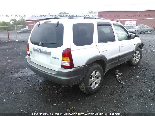 4F2YU08112KM02010 - 2002 MAZDA TRIBUTE LX/ES 白色 照片 4