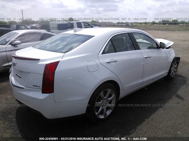 1G6AB5RX4F0118933 - 2015 CADILLAC ATS LUXURY WHITE photo 4