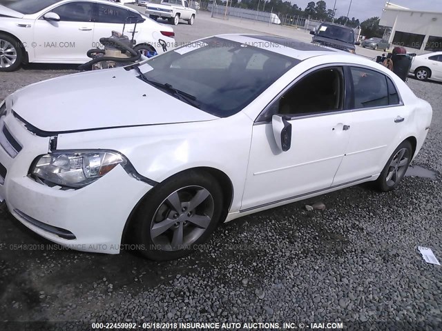1G1ZC5EU2CF396739 - 2012 CHEVROLET MALIBU 1LT 白色 照片 2