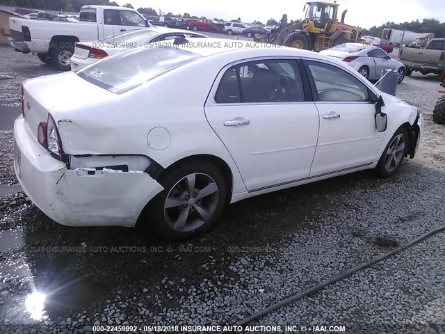 1G1ZC5EU2CF396739 - 2012 CHEVROLET MALIBU 1LT 白色 照片 4