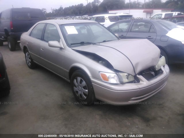 4T1BG22K31U855148 - 2001 TOYOTA CAMRY CE/LE/XLE GOLD photo 1