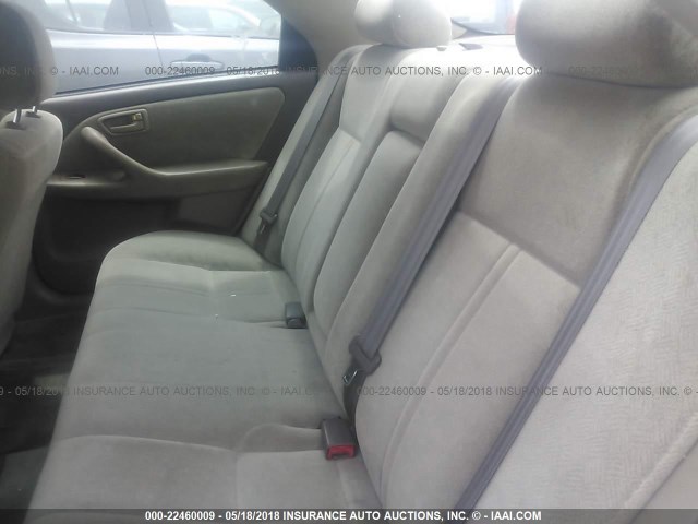 4T1BG22K31U855148 - 2001 TOYOTA CAMRY CE/LE/XLE GOLD photo 8