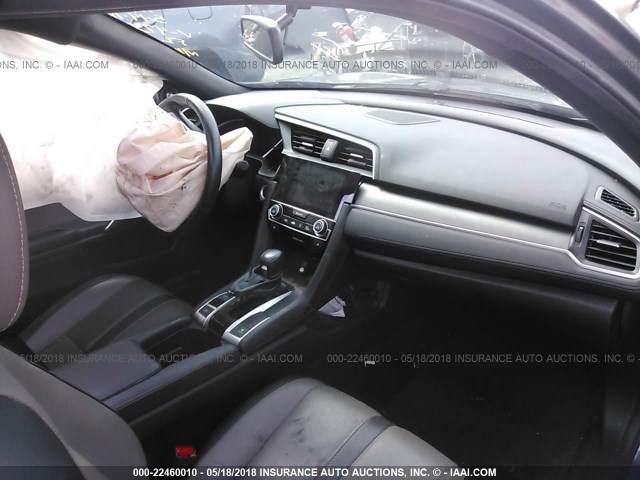 2HGFC3B71GH354730 - 2016 HONDA CIVIC EXL GRAY photo 5