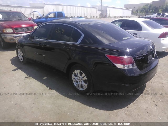 1HGCP2F40AA177028 - 2010 HONDA ACCORD LXP BLACK photo 3