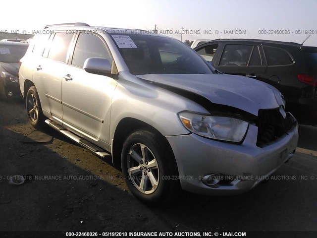 5TDKK3EH9AS010608 - 2010 TOYOTA HIGHLANDER SE SILVER photo 1