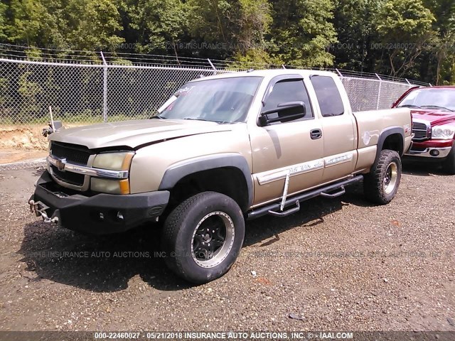 2GCEK19T941213820 - 2004 CHEVROLET SILVERADO K1500 BROWN photo 2