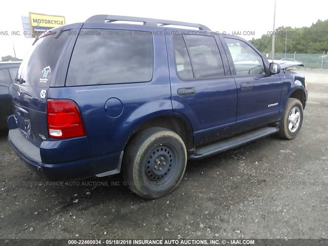 1FMZU63K15UA61574 - 2005 FORD EXPLORER XLT/XLT SPORT/NBX 深蓝色 照片 4