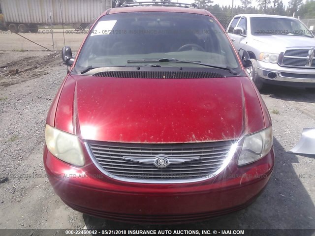 2C8GP74L51R294833 - 2001 CHRYSLER TOWN & COUNTRY EX RED photo 6