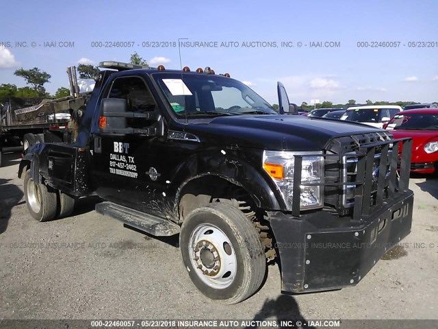 1FDUF4GT0FEC57075 - 2015 FORD F450 SUPER DUTY BLACK photo 1