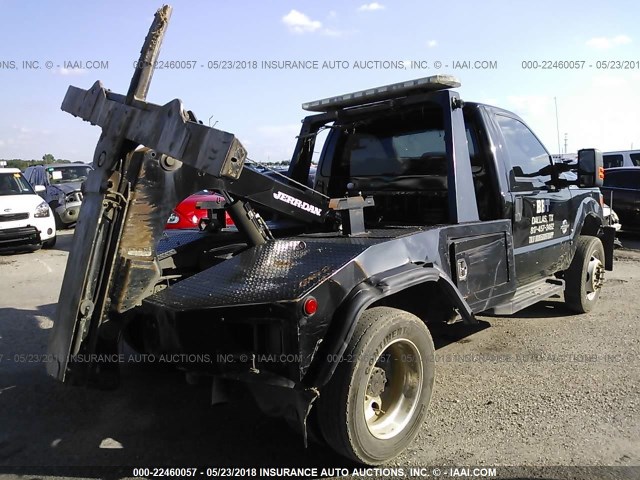 1FDUF4GT0FEC57075 - 2015 FORD F450 SUPER DUTY BLACK photo 4