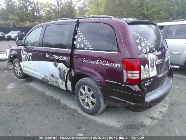 2A8HR54169R534110 - 2009 CHRYSLER TOWN & COUNTRY TOURING MAROON photo 3