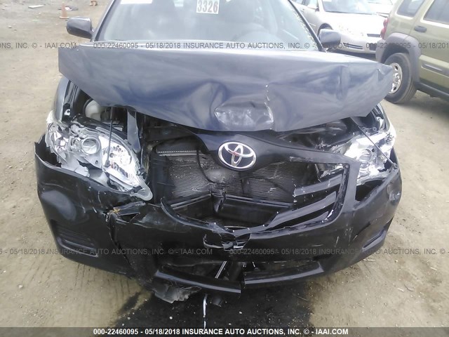 4T4BF3EK4AR083754 - 2010 TOYOTA CAMRY SE/LE/XLE შავი ფოტო 6