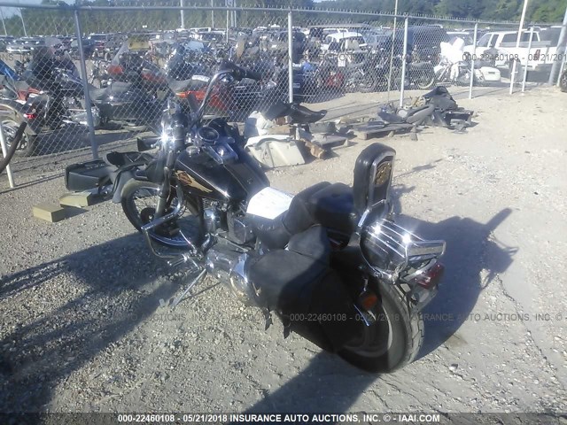 1HD1BKL17TY052227 - 1996 HARLEY-DAVIDSON FXST CUSTOM BLACK photo 3