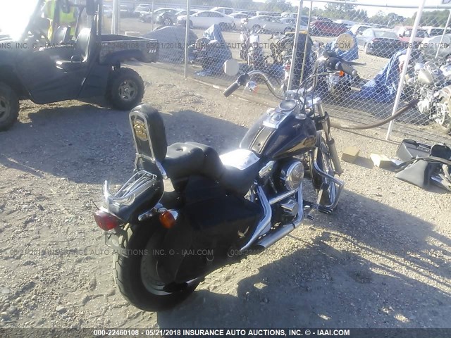 1HD1BKL17TY052227 - 1996 HARLEY-DAVIDSON FXST CUSTOM BLACK photo 4