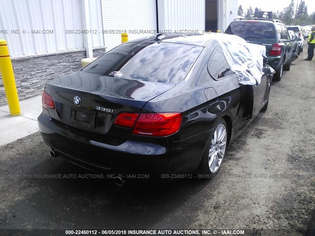 WBAKG7C53DJ438187 - 2013 BMW 335 I BLACK photo 4