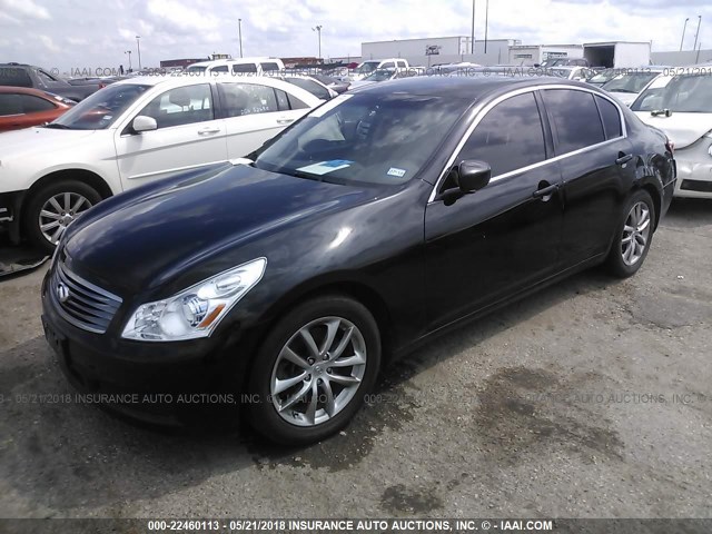 JNKCV61EX9M310236 - 2009 INFINITI G37 JOURNEY/SPORT BLACK photo 2