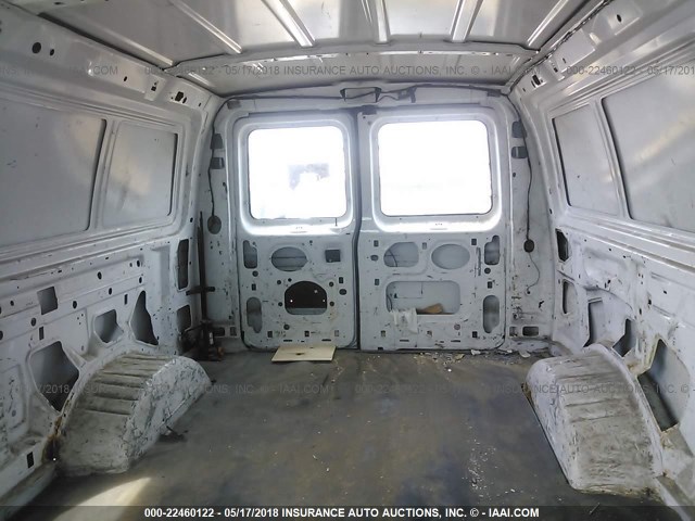 1FTNE24261HA55876 - 2001 FORD ECONOLINE E250 VAN WHITE photo 8