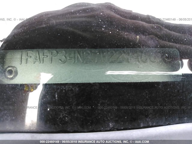 1FAFP34N27W227460 - 2007 FORD FOCUS ZX4/S/SE/SES 银色 照片 9