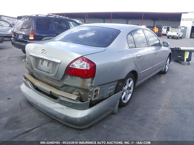 JNKBF01A83M103029 - 2003 INFINITI Q45 SILVER photo 4