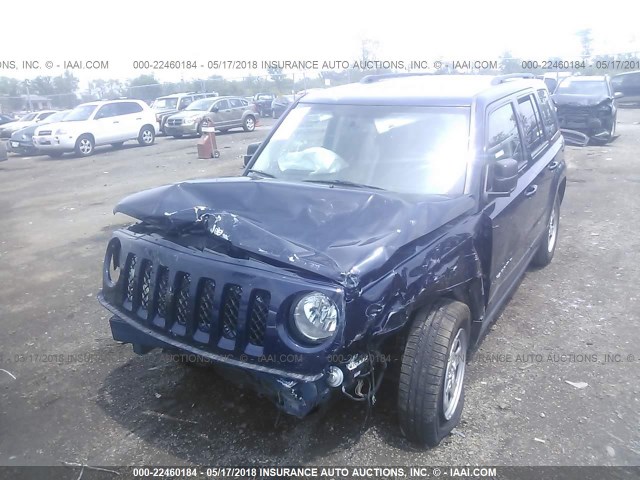 1C4NJPBAXGD814919 - 2016 JEEP PATRIOT SPORT BLUE photo 2