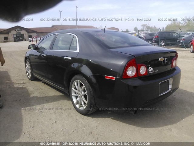 1G1ZE5E11BF370406 - 2011 CHEVROLET MALIBU LTZ 灰色 照片 3