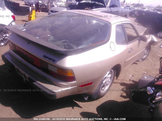 WP0AA0943FN450521 - 1985 PORSCHE 944 TAN photo 4