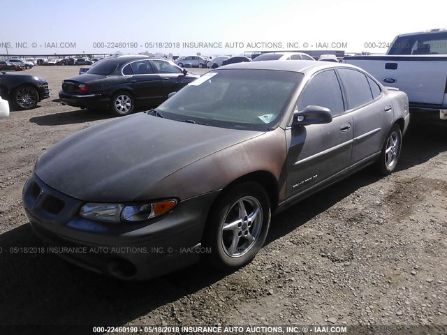 1G2WK52J92F230535 - 2002 PONTIAC GRAND PRIX SE GRAY photo 2