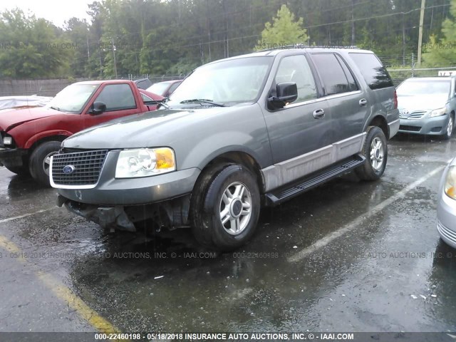 1FMPU15L53LB15977 - 2003 FORD EXPEDITION XLT ნაცრისფერი ფოტო 2