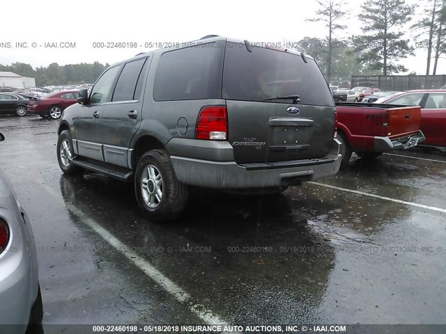 1FMPU15L53LB15977 - 2003 FORD EXPEDITION XLT ნაცრისფერი ფოტო 3