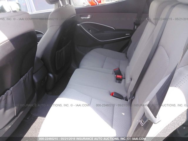 5XYZUDLB1JG504973 - 2018 HYUNDAI SANTA FE SPORT  SILVER photo 8