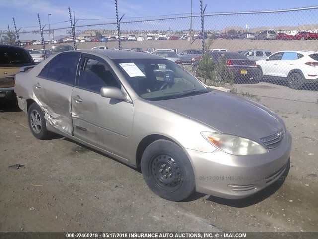 4T1BF32K44U584503 - 2004 TOYOTA CAMRY LE/XLE/SE GOLD photo 1