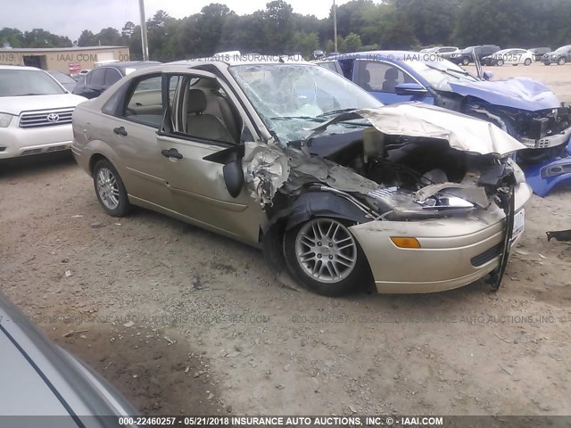 1FAHP3831YW158537 - 2000 FORD FOCUS ZTS GOLD photo 1