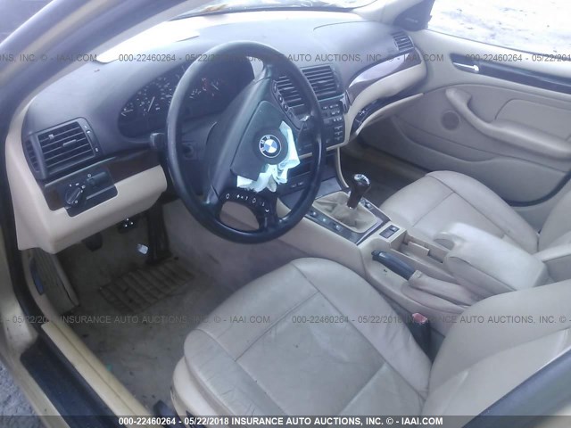 WBAAM3341YCD58209 - 2000 BMW 323 I GOLD photo 5