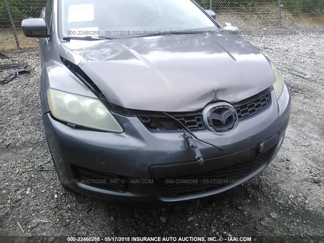 JM3ER293680201490 - 2008 MAZDA CX-7 GRAY photo 6