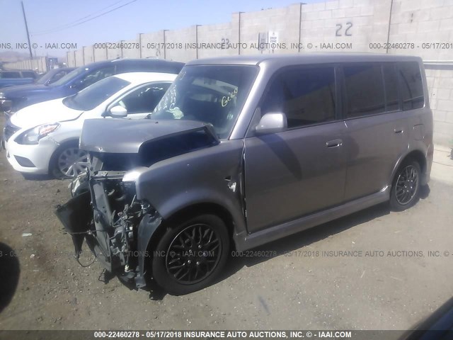 JTLKT324250217580 - 2005 TOYOTA SCION XB ვერცხლისფერი ფოტო 2