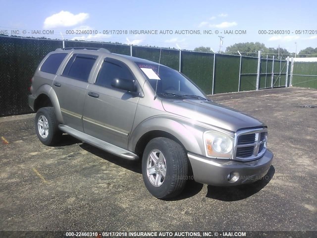 1D4HB58D75F506627 - 2005 DODGE DURANGO LIMITED Champagne photo 1