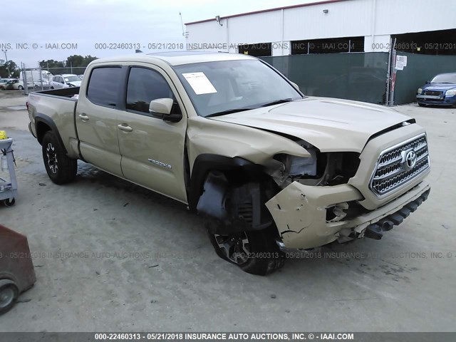 5TFDZ5BN8HX023574 - 2017 TOYOTA TACOMA DBL CAB/SR5/TRD SPORT/OR TAN photo 1