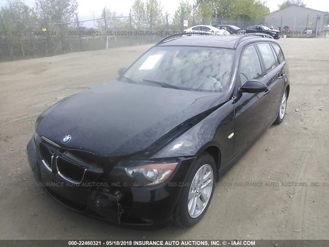 WBAVT13516KW23356 - 2006 BMW 325 XIT BLACK photo 2