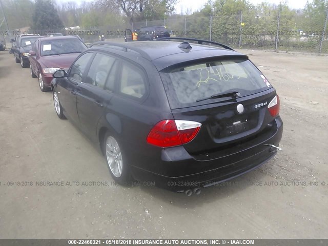 WBAVT13516KW23356 - 2006 BMW 325 XIT BLACK photo 3