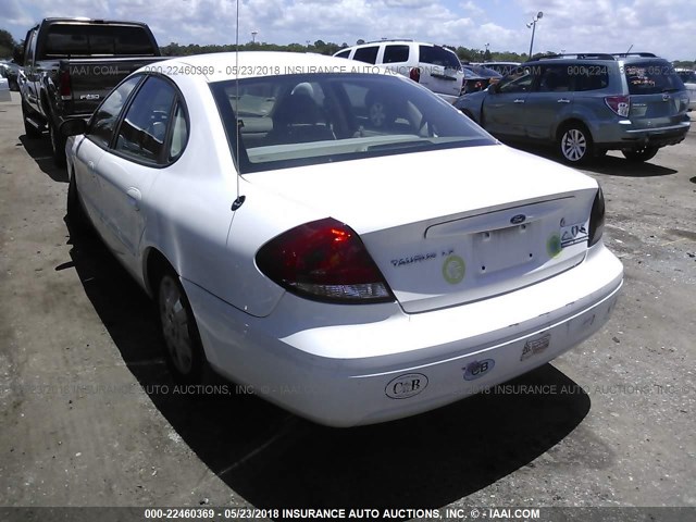 1FAFP52204A200268 - 2004 FORD TAURUS LX WHITE photo 3