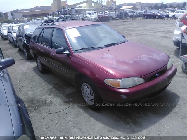 3FALP15P2VR115278 - 1997 FORD ESCORT LX RED photo 1